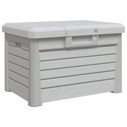 vidaXL Putekasse grå 73x50,5x46,5 cm polypropylen