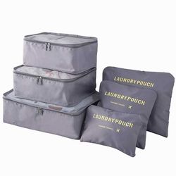 Baginngang for koffert 6-pack organisasjon satt for reisegrå