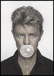 DAVID BOWIE BUBBLEGUM PLAKAT