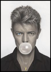DAVID BOWIE BUBBLEGUM PLAKAT