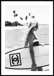 Chanel Surfer Girl Plakat