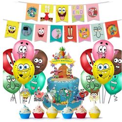 SpongeBob Kids Party Balloon Bow - Happy Birthday party