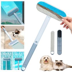 OBOSOE 4-i-1 pelsfjerner til kæledyr – multifunktionel børste til hunde- og kattepels, fnug, støv og hår