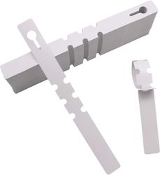 100 / 200-pack Växtetiketter i Plast – Justerbara Träd- & Växtmärkningar, Återanvändbara för Trädgård & Gräsmatta, Stor Skrivyta