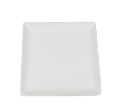 Fyrkantig Porslins Tallrik - Elegant - 6 pack