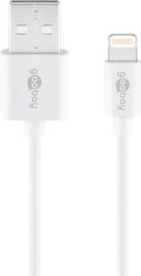 Lightning USB-opladnings- og synkroniseringskabel, 0,5 m, hvid