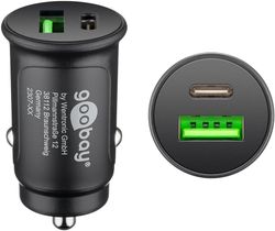 Hurtig oplader til bil med dobbelt USB-C™ PD (Power Delivery) (27 W)