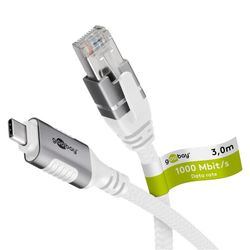 Ethernet-kabel USB-C™ 3.1 til RJ45, 3 m