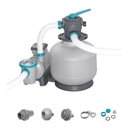 Sandfilter / filtreringspump för simbassänger upp till 66 m3 - Bestway - 11 355 L/h - Med förfilter