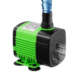 Nedsænkelig Pumpe, Justerbar Flowhastighed, Anti-Tørbrændingsbeskyttelse,Type B 30W