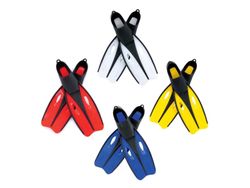 Bestway 27023, Delte svømmeføtter, Blå, Rød, Hvit, Gult, Hel Fot, L, 40-42, 8-9.5