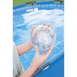 Bestway Flowclear flytende LED-bassengbelysning med solenergi