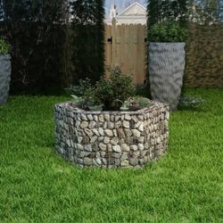 vidaXL Hexagonal planteringsgabion upphöjd 100x90x50 cm - Krukor & odlingslådor