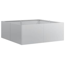 vidaXL Plantekasse 80x80x30 cm galvanisert stål