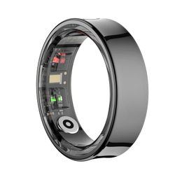 Smart Ring med pulsmåling og flere treningsmoduser Størrelse 11 - Svart R09