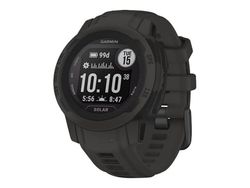 Garmin Instinct 2S Solar - 40 mm - grafitt - sportsur med bånd - silikon - håndleddstørrelse: 112-180 mm - monokrom - 32 MB - Bluetooth, ANT+ - 43 g