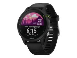 Garmin Forerunner 255 Music - 46 mm - sportsur med stropp - silikon - håndleddstørrelse: 130-205 mm - display 1.3" - 4 GB - Bluetooth, Wi-Fi, ANT+