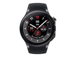 OnePlus Watch 2 - 46 mm - smartklokke med stropp - fluorelastomer - håndleddstørrelse: 140-210 mm - display 1.43" - 32 GB - Bluetooth, Wi-Fi, NFC - s