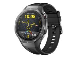 Huawei Watch GT 5 Pro - 46 mm - titan - smartklokke med stropp - fluorelastomer - håndleddstørrelse: 140-210 mm - display 1.43" - NFC, Bluetooth - 81