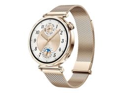Huawei Watch GT 5 - 41 mm - rustfritt stål - smartklokke med milaneserstropp - håndleddstørrelse: 130-190 mm - display 1.32" - NFC, Bluetooth - 72 g