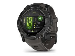 Garmin Instinct 3 AMOLED - 50 mm - svart fiberarmert polymer - Ja smartklokke med bånd - silikon - trekull - display 1.3" - 4 GB - Bluetooth, ANT+