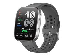 Amazfit Bip 6 - Smart klocka med rem - flytande silikon - handledsstorlek: 130-195 mm - display 1.97" - Bluetooth - 27.9 g - träkol