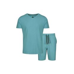 Light And Shade Mens Classic V Neck Pyjama Set