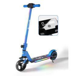 Elektrisk barnscooter S5 Elektrisk scooter Barn i åldern 6–12 år, räckvidd 5–8 km, hopfällbar