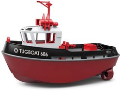 Tug Boat - Radiostyrt mini Slepebåt 686 - Svart