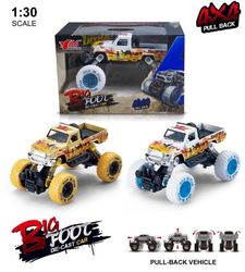 Pull-back 4x4 Monstertruck i Skala 1:30
