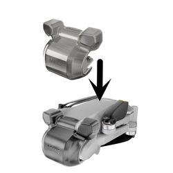 INF Mini 3 Gimbal Protector – Linsedeksel Støvtett hette for DJI Mini 3 Drone – Gjennomsiktig svart