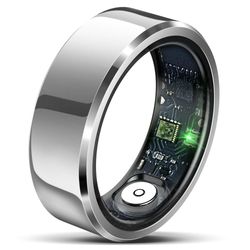 React Smart Ring Lys, sølv - 10