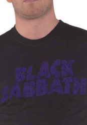 Black Sabbath T Shirt Classic Wavy Vintage band logo Official Unisex Black
