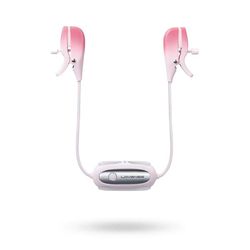 GEMINI APP-CONTROLLED VIBRATING NIPPLE CLAMPS - pink