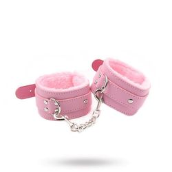 Premium Fur Lined Wrist Restraints Pink
