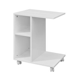 SoBuy Hvidt sofabord FBT48-W