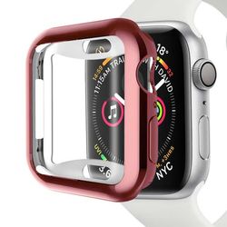 Omfattende Apple Watch 4/5/6/Se Shell Screen Protector Pink 44mm