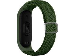 Beline Beline stropp Mi Band 5/6 Tekstil zielony/grønn