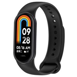 Bizon Strap Watch Dots til Xiaomi Mi Smart Band 8, Sort