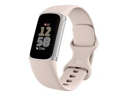 Fitbit Charge 6 - Sølvaluminium - aktivitetssporer med uendelighetsbånd - silikon - porselen - Bluetooth, NFC