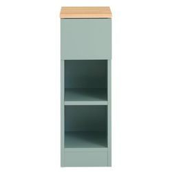 SoBuy Smalt natbord 20x35x61cm – Praktisk sengbord med skuffe og hylde | Grøn FBT111-GR