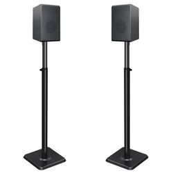 Montering dröm Höjdjusterbara högtalarstativ för satelliter upp till 5 kg, ett par golvstativ