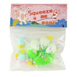 Squishy Cat Paw 7cm Grøn