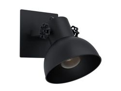 EGLO Barnstaple, Utanpåliggande spotlight, E27, 1 lampor, 220-240 V, Svart