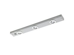 EGLO KOB LED, Skap, Nickel, Rustfritt stål, Rustfritt stål, Rektangulær, IP20, 3 ampuller
