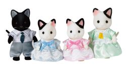 Svart-vit Kattfamilj, Sylvanian Families