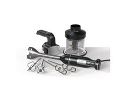 Ninja CI100EU, Immersionsmixer, 0,7 L, 1,5 m, 850 W, Svart, Rostfritt stål, Transparent