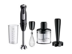 Braun MultiQuick 5 Pro, Stav Mikser, 0,6 l, 1,2 m, 1000 W, Sort, Sølv
