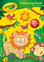 Malebok 48 sider jungeltema crayola hobby dyr
