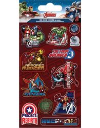 Avengers 12 stk glitrende klistremerker klistremerke hulk thor